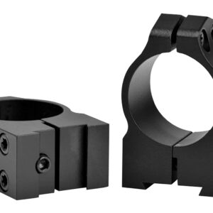 Warne 1B1M CZ 527 Maxima Matte Black 1"  Medium 0 MOA