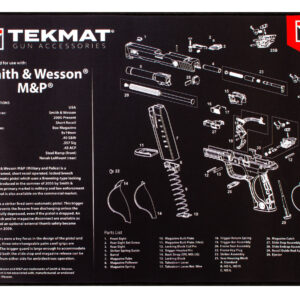 TekMat TEKR20SWNP S&W M&P Ultra 20 Cleaning Mat S&W M&P Parts Diagram 15" x 20"