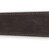Browning 122398 John M Browning Signature  made of Dark Brown Leather with Suede Backing, 25"-35" OAL, Adjustable Design & Swivels for Rifles