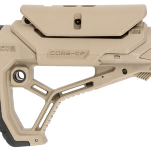 FAB Defense FXGLCORECPT GL-Core  Buttstock for AR-15/ M4 w/Adjustable Cheek-Rest Flat Dark Earth Fiberglass Reinforced Polymer