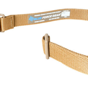 Blue Force Gear VCAS125OACB Vickers Sling made of Coyote Tan Cordura with 54"-64" OAL, 1.25" W, Two-Point Design & Nylon Adjusters for Rifle  & Carbine
