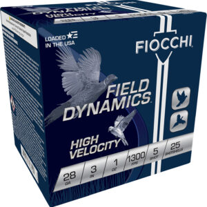 ** Fiocchi 283HV5 High Velocity Field Dynamics 28 Gauge Shotshells" 1oz, 5 Shot, 25 Rounds per Box (10 Boxes per Case) ** 762344711607