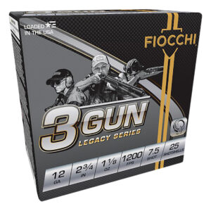 ** Fiocchi Legacy Series 12 Gauge 3-Gun Match Ammunition" 1 1/8oz 7.5 Shot Rounds per Box ** 762344711454