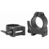 WARNE 1" QD STEEL RINGS MATTE MED