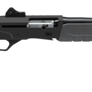 Savage Arms Renegauge Security 12 Gauge Semi-Auto Shotgun - 18.5" Black Barrel, Gray Synthetic Stock, Ghost Ring Sight, 6+1 Capacity, Includes 3 Extended Chokes 011356577870