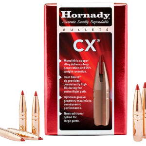 Hornady 304704 CX  30 Cal 165 gr Copper Solid 50 Per Box/ 25 Case