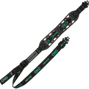Girls With Guns 8274 Black Label  made of Black Rubber with 22.50"-39" OAL, Swivels & Adjustable Design for Rifles