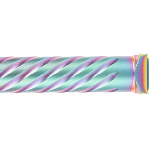 Ballistic Advantage BAPSG195T3W Premium Series  Threaded/Spiral Fluted, 9mm Luger, Iridescent PVD, Fits Glock 19 Gen 3-5