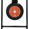 Champion Targets 40875 Gong Spinner Target 3" Top Target/4.7" Bottom Target Black/Orange Steel Bullseye Standing