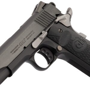 Colt Mfg O4840NC Night Commander  45 ACP 8+1 4.25" Blued Steel Barrel, Cerakote Serrated Aluminum Slide, Blued Cerakote Aluminum Frame w/Beavertail, Black G10 Grip