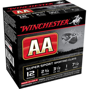 ** Winchester AA Sporting Clays 12 Gauge Ammunition" 1 oz. 7.5 Shot Rounds ** 020892014039