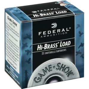 Federal Game-Shok Upland Hi-Brass 20 Gauge Shotgun Shells" 1oz #5 Shot (25 Rounds)** ** 029465006501