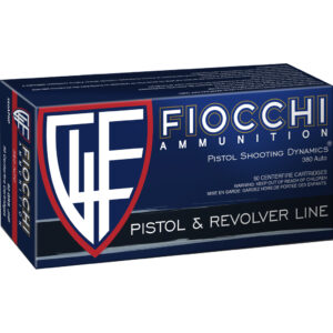 Fiocchi Defense Dynamics Centerfire Handgun Ammo 380 ACP 90 gr. JHP 50 rd. 762344001821