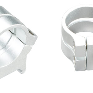 Weaver Mounts 49056 Quad Lock Detachable Rings  Silver 1" High