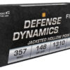 ** Fiocchi Defense Dynamics .357 Magnum 148gr Jacketed Hollow Point – 50 Rounds per Box (20 Boxes per Case)

** 762344001357
