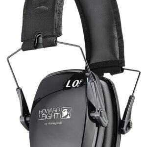 Howard Leight R01523 Leightning Ultra-Slim Passive Muff 23 dB Over the Head Black Adult