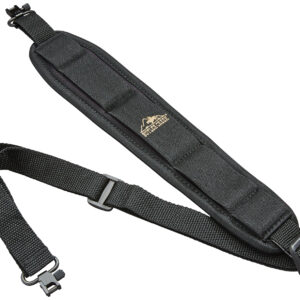 Butler Creek 81013 Comfort Stretch Rifle Sling Black Neoprene w/Non-Slip Grippers Adjustable Design & QD Swivels