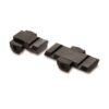BURRIS OPTICS RUG-WEAVER 2PC BASE BLK NO.1