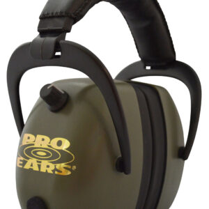 Pro Ears PEG2RMG Gold II 30 Electronic Muff 30 dB Over the Head Black/Green Adult 1 Pair