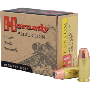 Hornady Custom Pistol Ammo 45 ACP 230 gr. XTP Jacket Hollow Point 20 rd. 090255390964