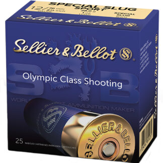 ** Sellier & Bellot 12 Gauge SB12SLUG Rifled Slug" | 1oz | 25 Rounds per Box (10 Boxes per Case) ** 754908550050