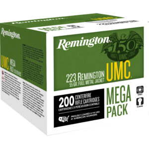 Remington UMC .223 Remington 45 Grain Jacketed Hollow Point Ammo - 200 Rounds 047700364506