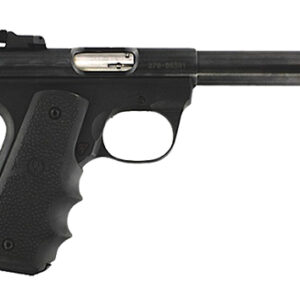 Hogue 82080 Rubber Grip  Black Rubber for Ruger Mark II 22/45