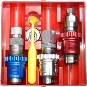 LEE CARBIDE 3-DIE SET & BREECH - LOCK BUSHINGS 45 LONG COLT