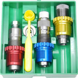 LEE PACESETTER 3-DIE SET & - BREECH LOCK BUSHINGS 7MM RM