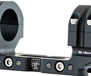 MPA SCOPE MOUNT BA 1-PC 30MM - 1.250" 0 MOA BLACK
