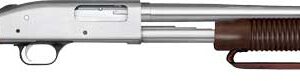 Mossberg 590 Shockwave 12GA Pump-Action Shotgun - 3" 6-Round with Corncob Forend Chrome 015813506359