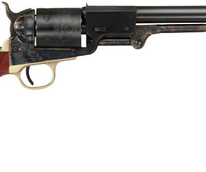 Cimarron Tuco .45 LC Handgun - 7.5" Barrel, Case Colored and Blued, Engraved Walnut Grip 844234239559