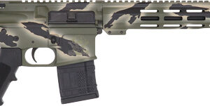 GLFA AR-15 450 Bushmaster 18" Nitride Barrel Pursuit Green Camo Rifle 638457792126