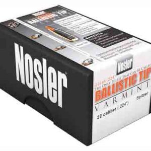 NOSLER BULLETS 22 CAL .224 - 55GR BALLISTIC TIP 100CT