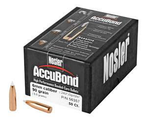 NOSLER 6MM 90GR ACCUBOND 50CT