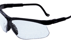 HOWARD LEIGHT GENESIS GLASSES - BLACK FRAME/CLEAR LENS