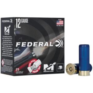 ** Federal Master Class 12ga Shotshells/4", 1/8oz, 1250 fps, #7.5 (25 Rounds) ** 604544701845