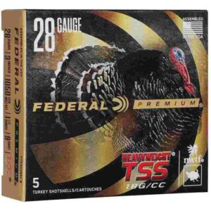 ** Federal Premium Heavyweight TSS Turkey Shotshellsga 3" 1/2oz #9 Rounds ** 604544700589