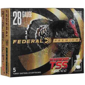 ** Federal Premium Heavyweight TSS Turkey Shotshellsga 2/4" 1/4oz #9 (5 Rounds) ** 604544700602