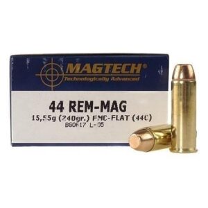 ** MagTech .44 Magnum Handgun Ammunition - 240 Grain FMJ, 1180 fps (Box of 50)

** 754908186310