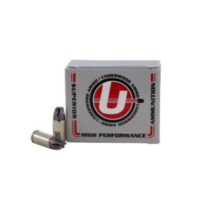 Underwood Hunting & Self Defense Handgun Ammunition 9mm Luger(+P) 68gr Solid 1800 fps 20/ct 816874023676