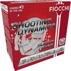 Fiocchi Exacta Light 12 Gauge Shotshells/4" | 1/8 oz | 1165 fps | #9 Shot | 25 Count** ** 762344710389