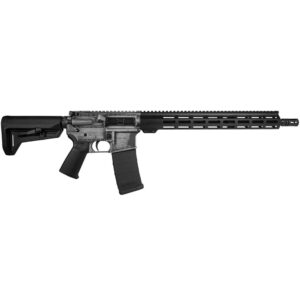 Shark Coast Trump 2.0 AR-15 Rifle 5.56 NATO 30-Round Magazine 16" Distressed Silver and Black Barrel 810105514735