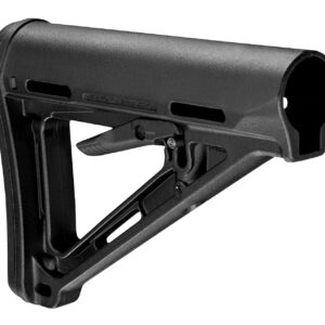 Magpul MAG400-BLK MOE Carbine Stock Black Synthetic for AR-15, M16, M4 Mil-Spec Tube (Tube Not Included)