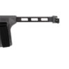 SB Tactical FS1913A01SB SBT  Side Folding Black Synthetic with Hinge, 9.25" OAL & Nylon Strap for AR-Platform with 1913 Picatinny Rail (Tube Not Included)