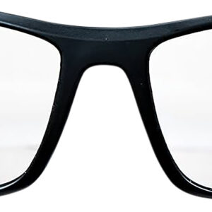 M&P Accessories 110168 Thunderbolt Shooting Glasses Full Size Clear Mirror Lens Black Frame