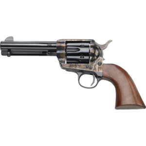 Pietta Californian 9mm Revolver, 4.75" Casehardened Frame, Walnut Grip, 6-Round Capacity UPC 641996200625