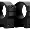 Mdt Sporting Goods Inc 103347BLK Premier Scope Ring Set Black Aluminum 30mm Tube Medium