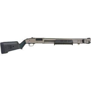 Mossberg 590A1 12 Gauge Semi-Automatic Shotgun, 20" Barrel, Tungsten Cerakote, Magpul 015813507974