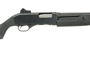 Savage Arms 320 Security 12 Gauge Pump-Action Shotgun, 18.5" Barrel, Black/Synthetic Ghost Ring 011356194879
